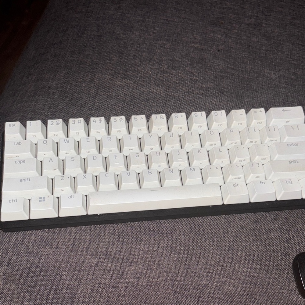 White Mechanical Keyboard
